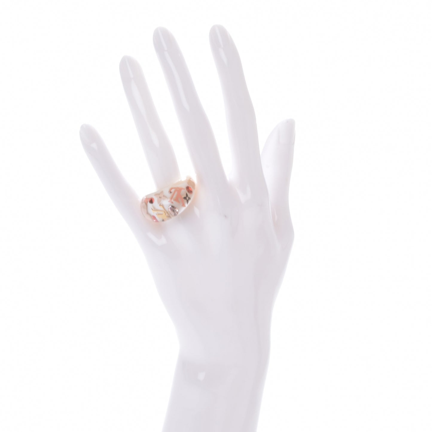 Swarovski Crystal Inclusion Ring 7.5 Nacre