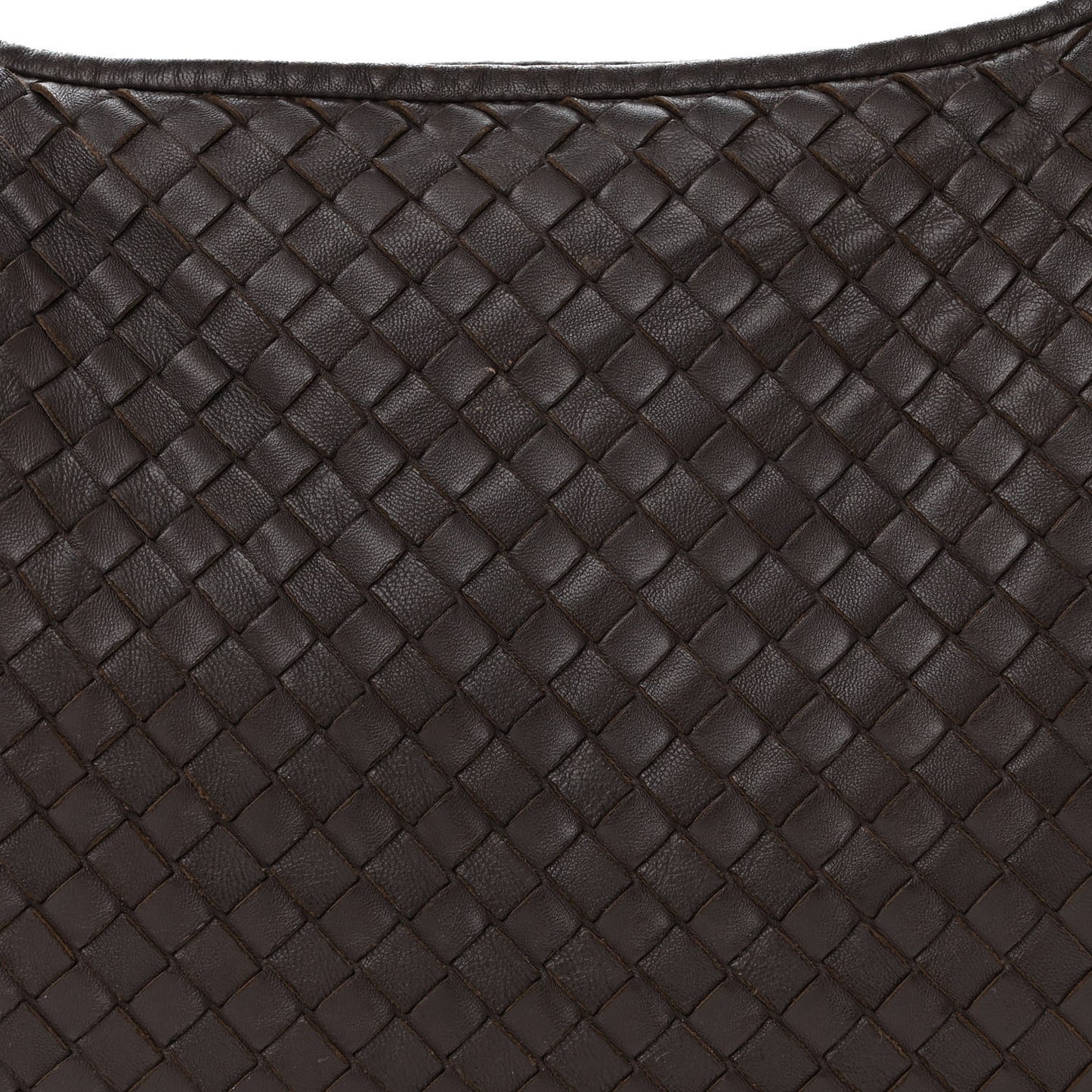Nappa Intrecciato Small Veneta Hobo Ebano