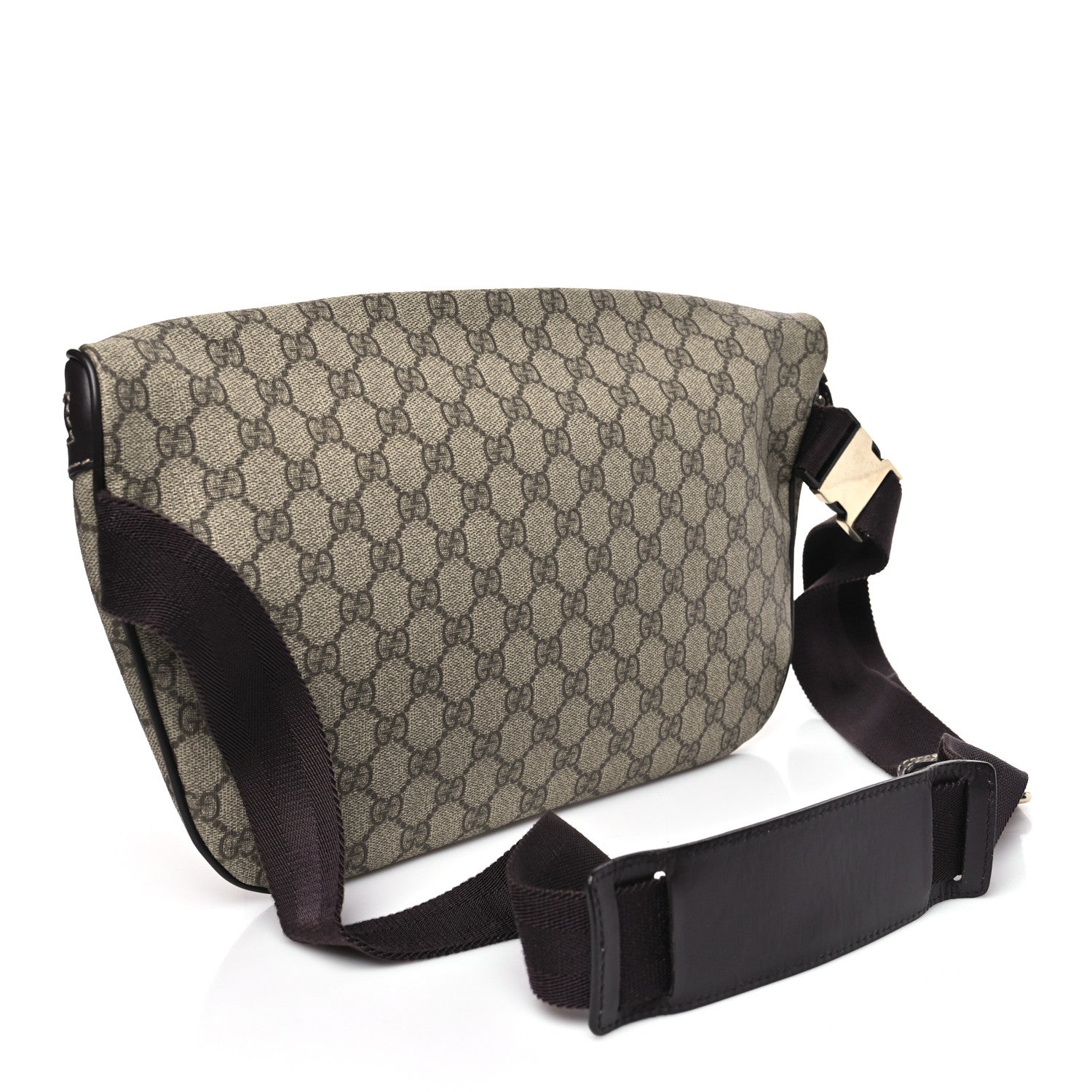 Gucci GG Supreme Monogram Belt Bag Dark Brown 3 of 10