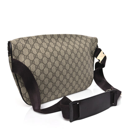 Gucci GG Supreme Monogram Belt Bag Dark Brown 3 of 10