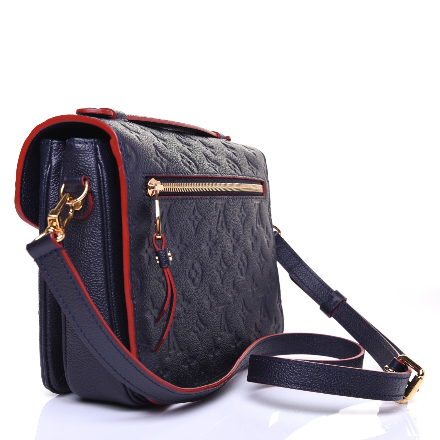 Louis Vuitton Empreinte Pochette Metis Marine Rouge 3 of 12