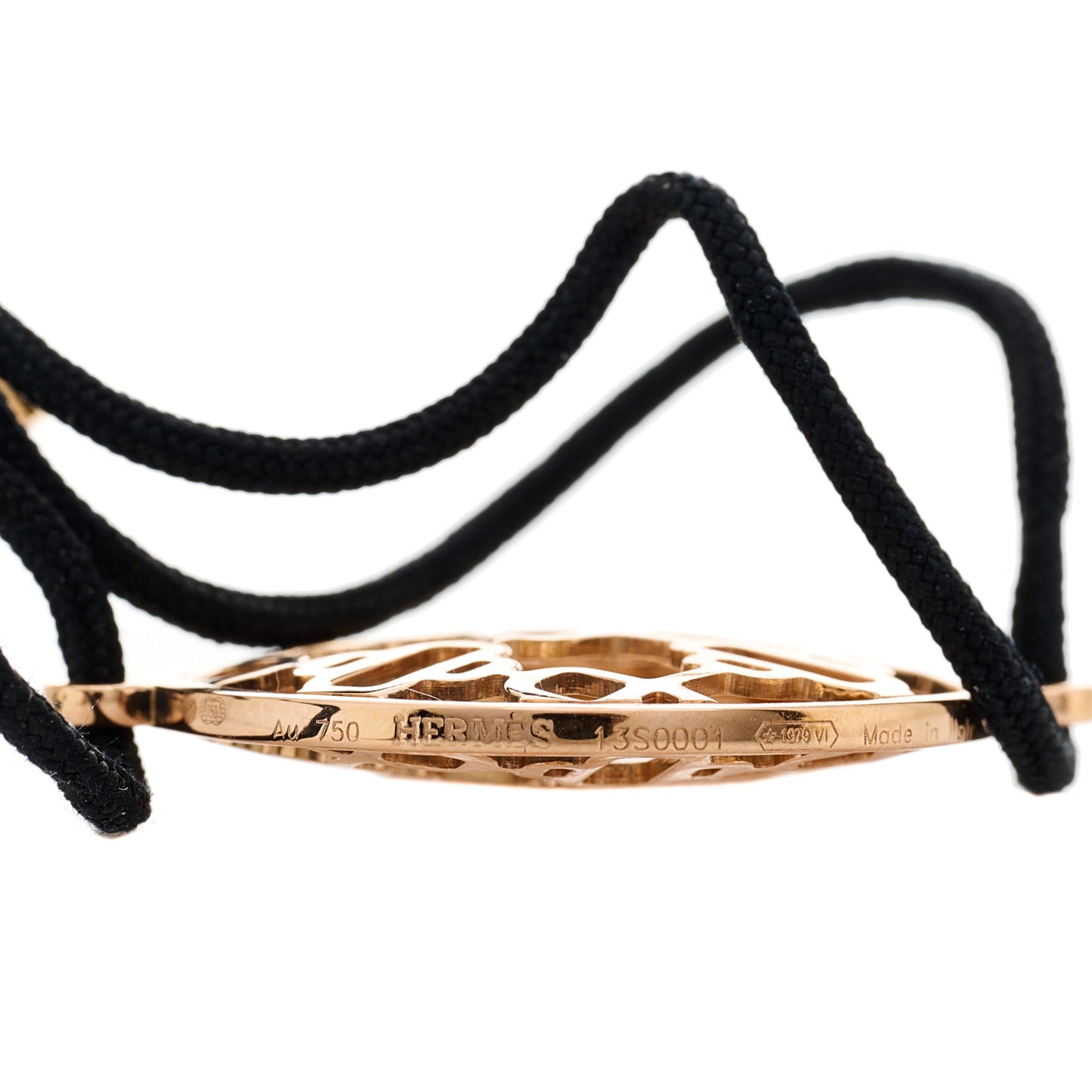 18K Rose Gold Chaine d'Ancre Passerelle Cord Bracelet