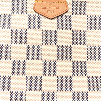 Louis Vuitton Damier Azur Double Zip Pochette 8 of 11