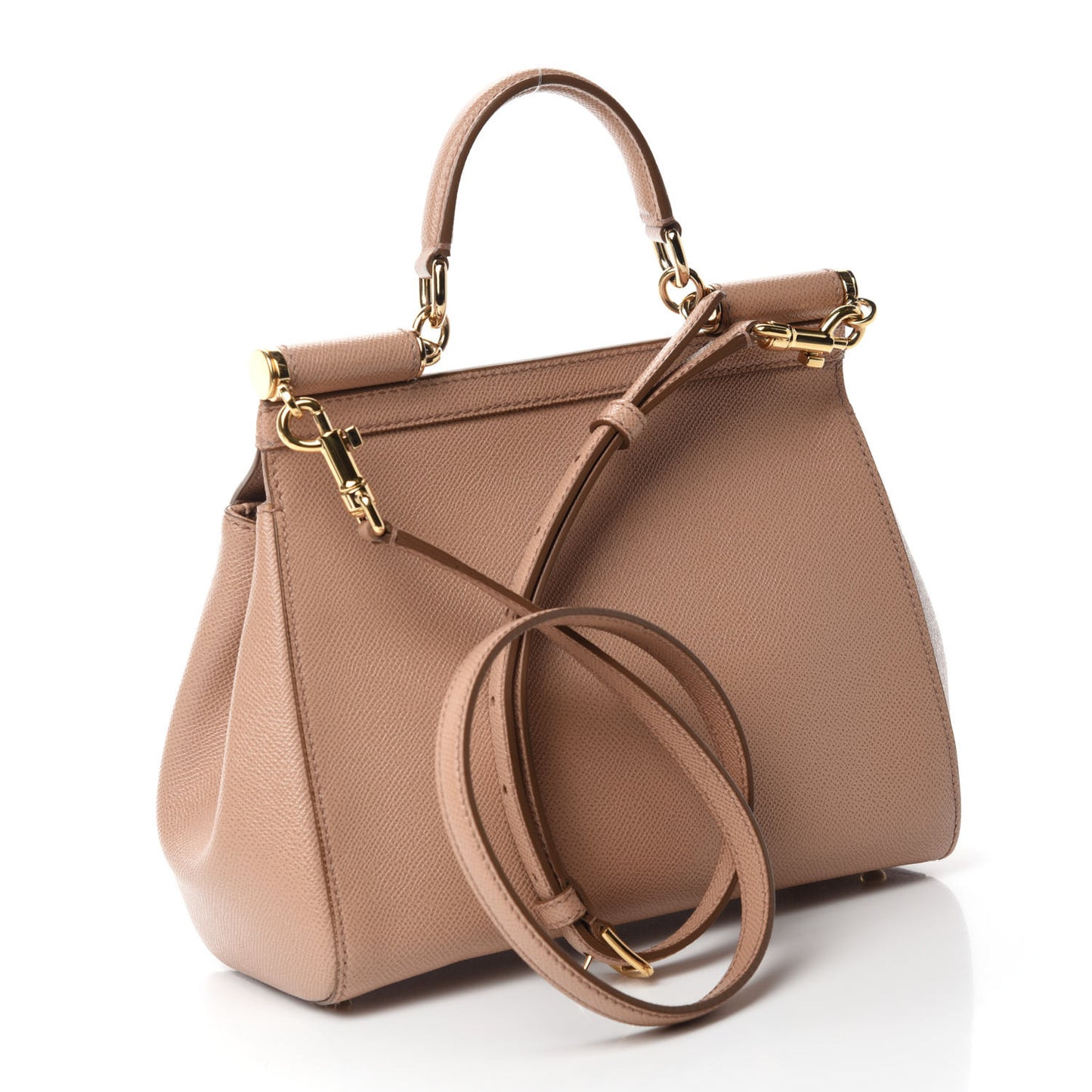 Dauphine Medium Miss Sicily Satchel Tortora Sand