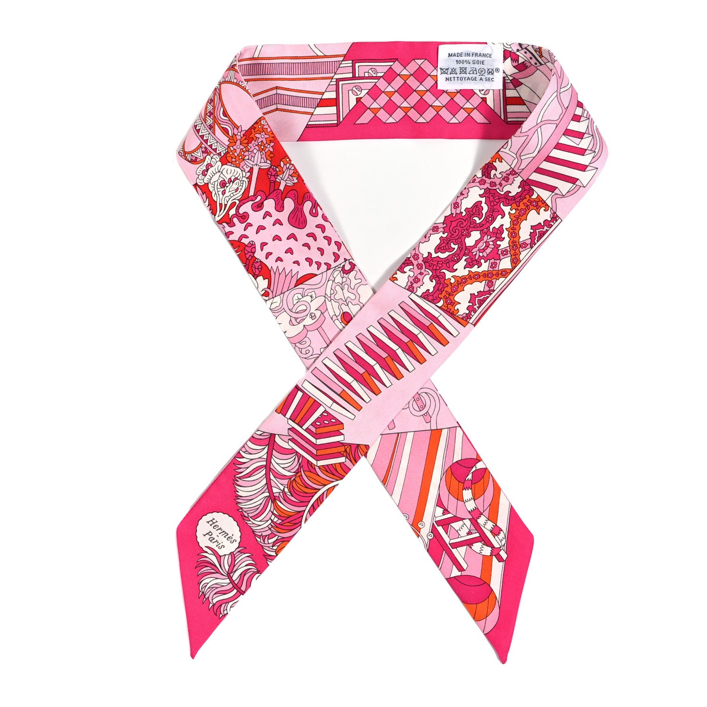 Silk De l'Ombrelle Aux Duels Twilly Fuchsia Rose Pale