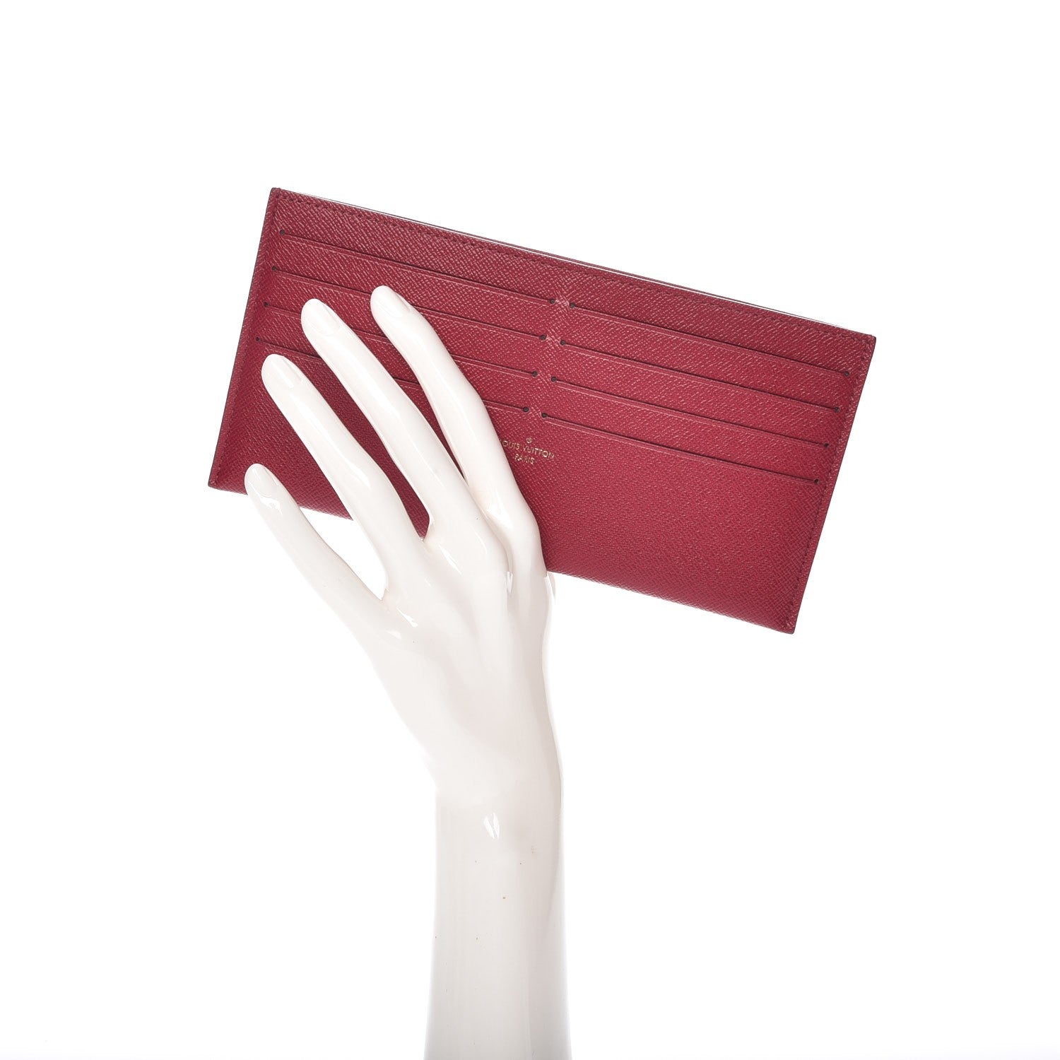 Louis Vuitton Calfskin Felicie Card Holder Insert Fuchsia 2 of 6