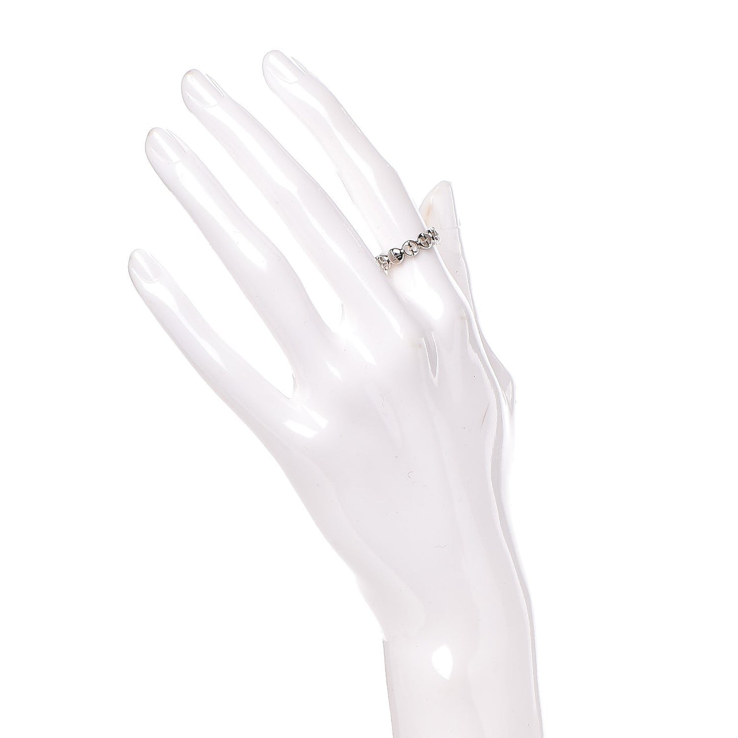 18K White Gold 5mm 1973 Band Ring 50 5.25