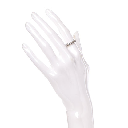 Gucci 18K White Gold 5mm 1973 Band Ring 50 5.25 2 of 5