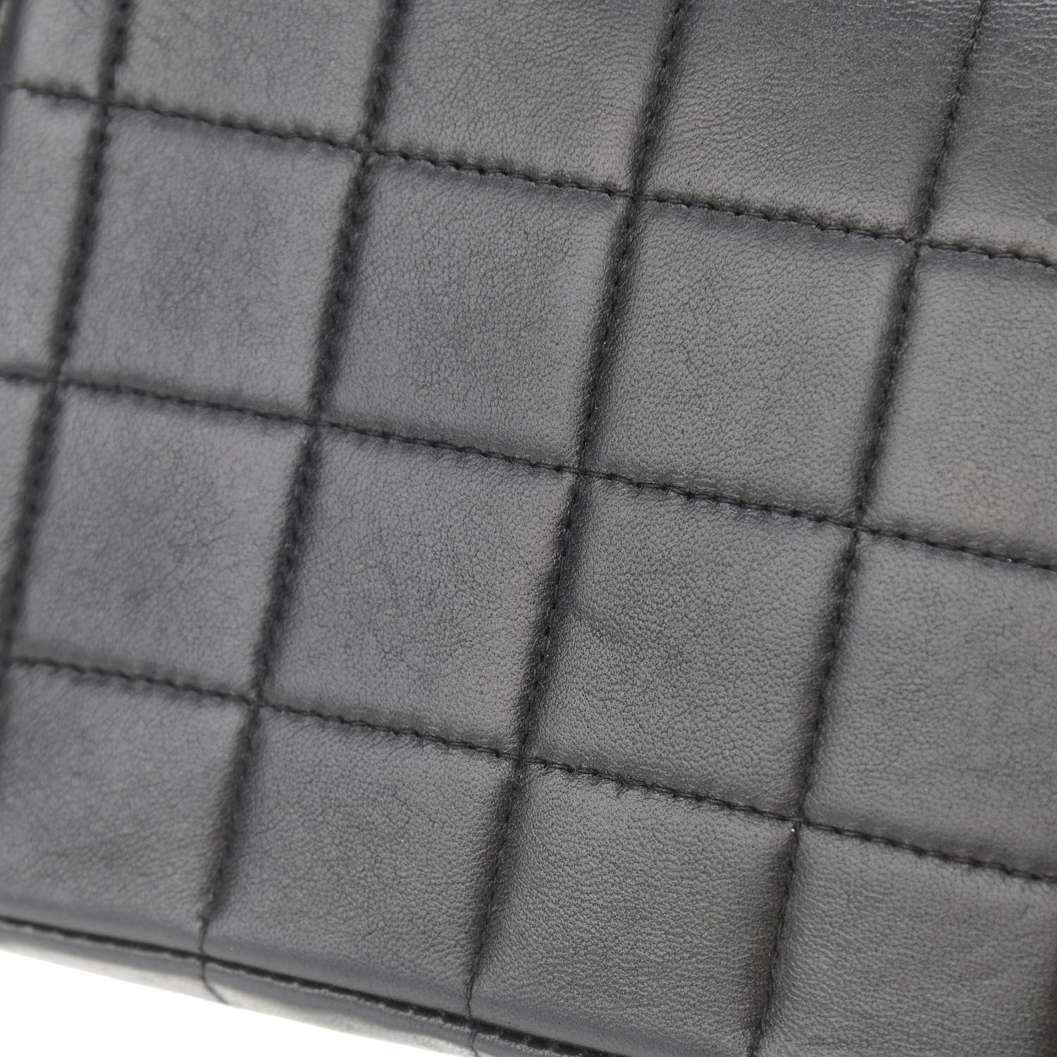 Chanel Lambskin East West Chocolate Bar Flap Black 12 of 13