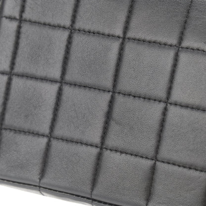 Chanel Lambskin East West Chocolate Bar Flap Black 12 of 13