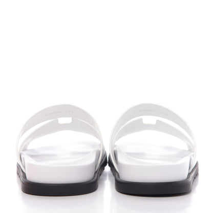 Hermes Calfskin Womens Ankara Sandals 40.5 White 10 of 11