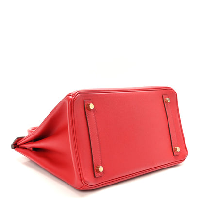 Hermes Epsom Birkin 30 Rouge Casaque 4 of 12