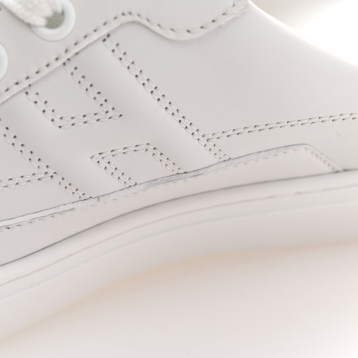 Calfskin Keep Mule Sneakers 37 White