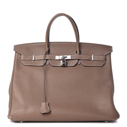 Hermes Togo Birkin 40 Etoupe 1 of 15