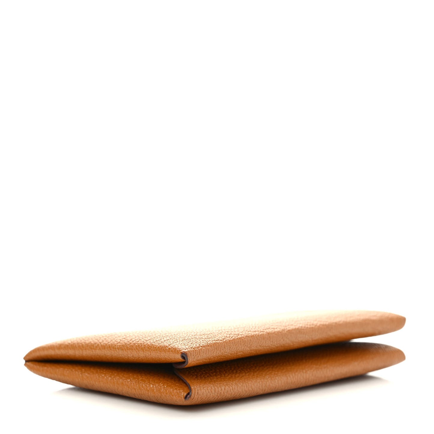 Chevre Mysore Verso Calvi Card Case Caramel Rose Sakura