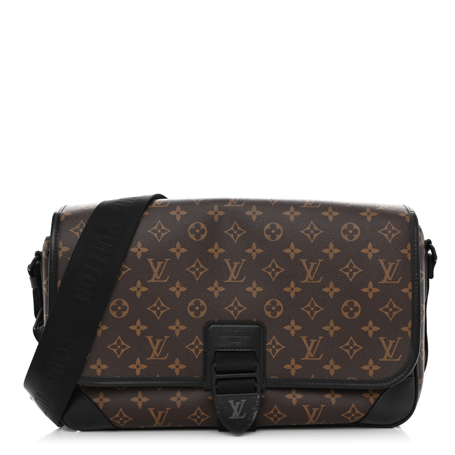 Louis Vuitton Monogram Macassar Archy Messenger GM 1 of 9