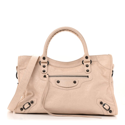 Balenciaga Agneau Arena Classic Hardware Medium Le City Almond 1 of 12