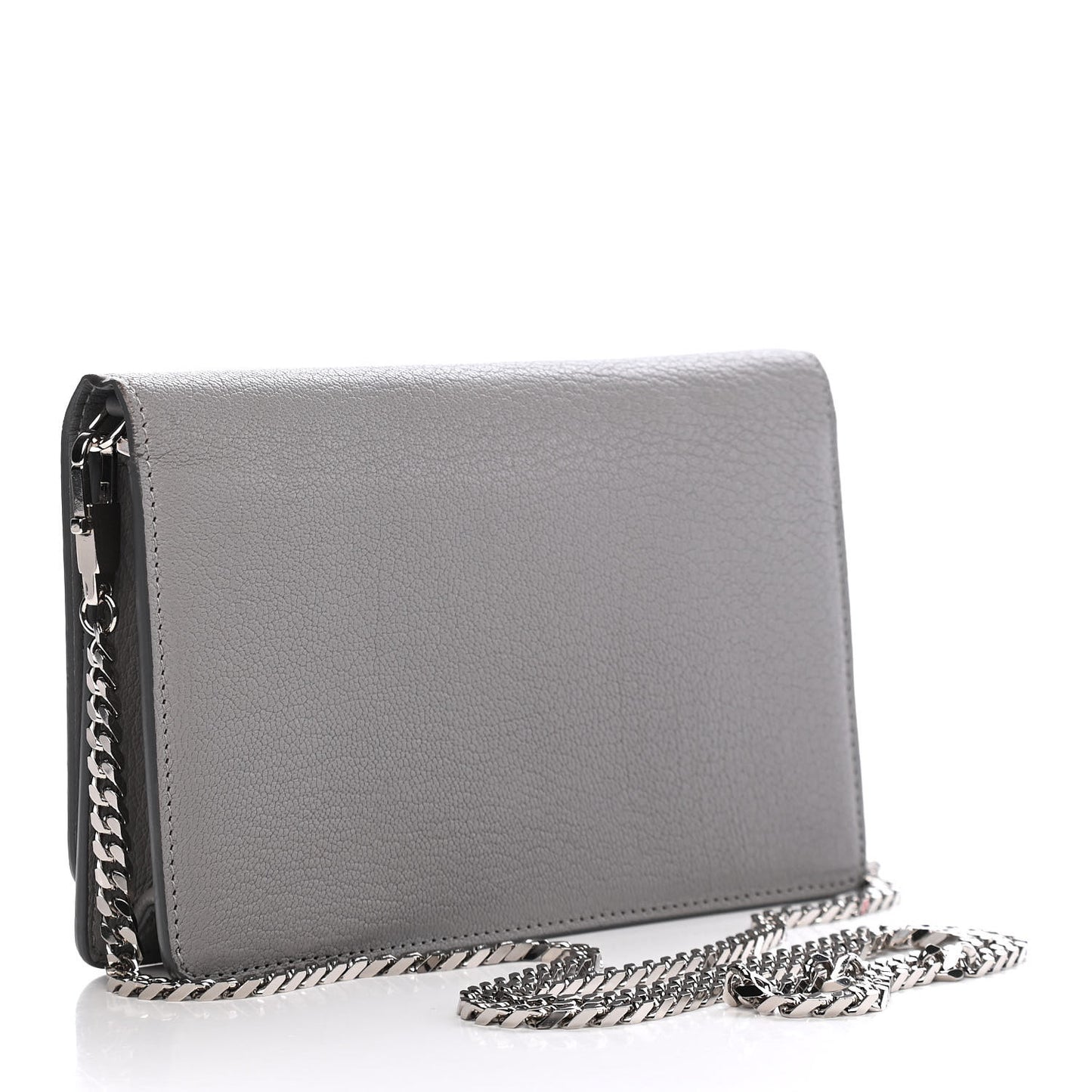Sugar Goatskin Pandora Chain Wallet Grey
