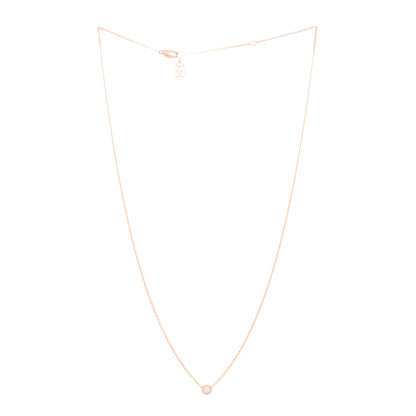 Cartier 18K Pink Gold Diamond XS D'Amour Pendant Necklace 4 of 4