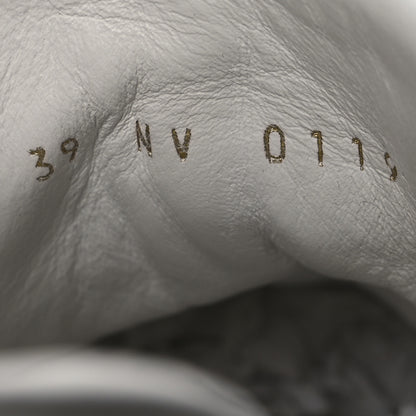 Louis Vuitton Calfskin Monogram Denim Run Away Sneakers 39 White 10 of 12