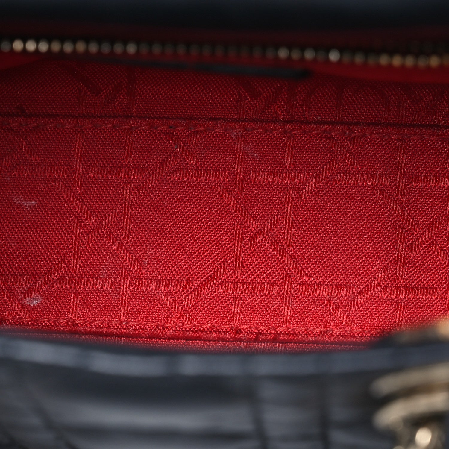 Christian Dior Lambskin Cannage Mini Lady Dior Black 5 of 17