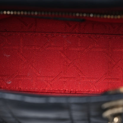 Christian Dior Lambskin Cannage Mini Lady Dior Black 5 of 17