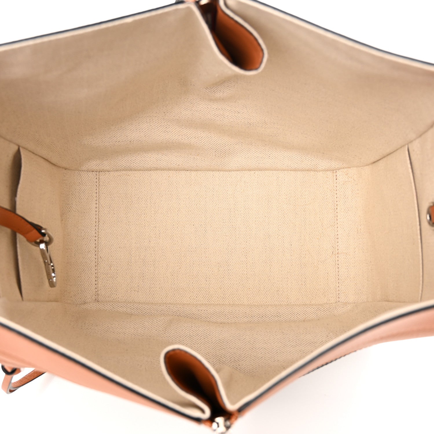 Loewe Calfskin Marine Stripe Small Hammock Shoulder Bag Tan 5 of 15