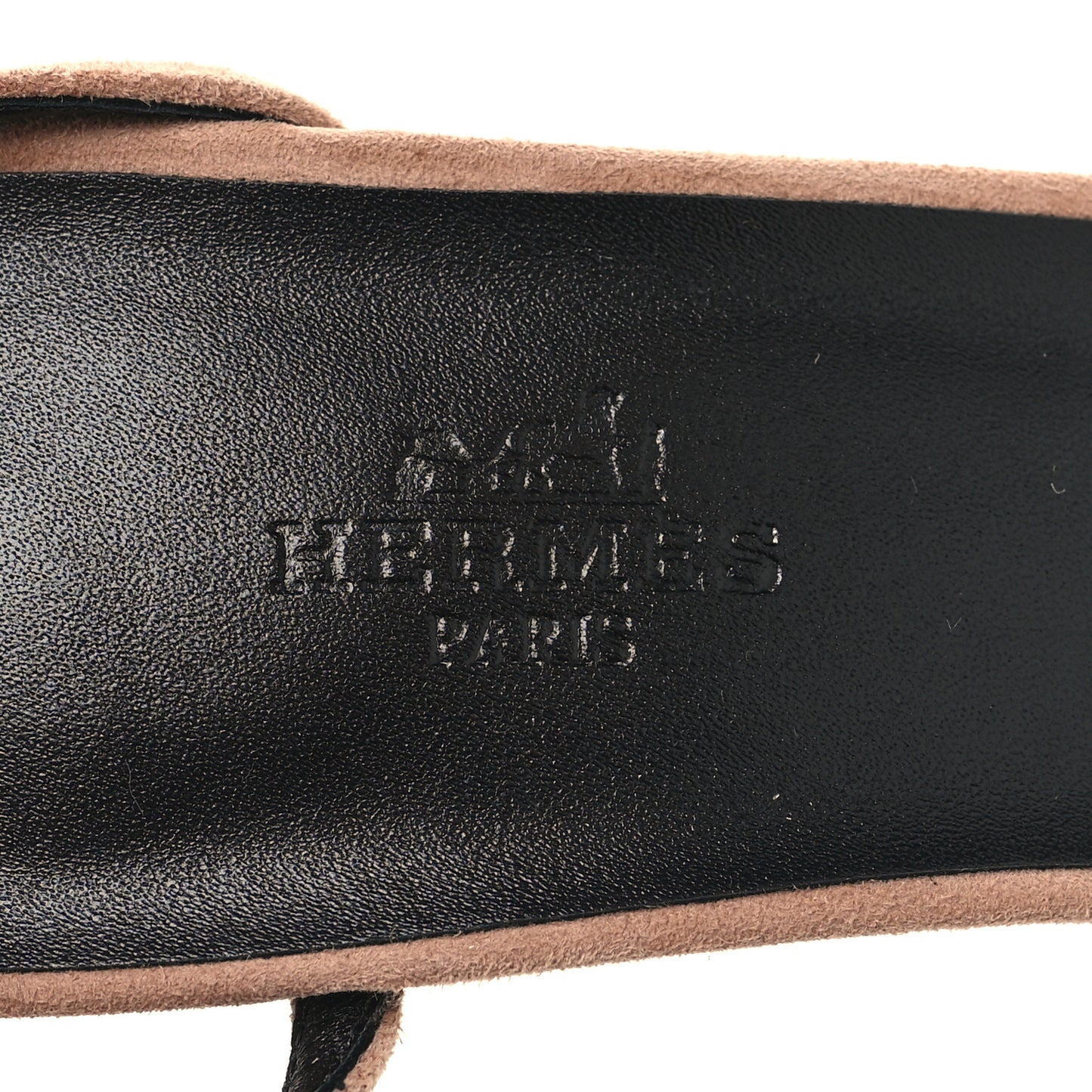 Suede Goatskin Crystal Heden 80 Sandals 38.5 Rose Perle