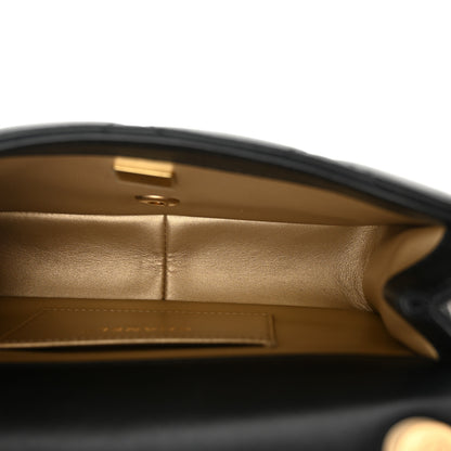 Chanel Lambskin Quilted Pearl Small Flap Black 5 of 10