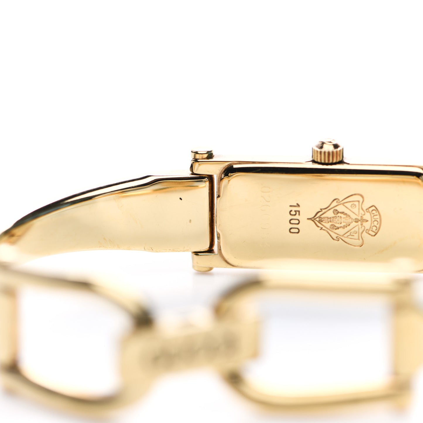 Stainless Steel 12mm 1500L Horsebit Quartz Watch Gold
