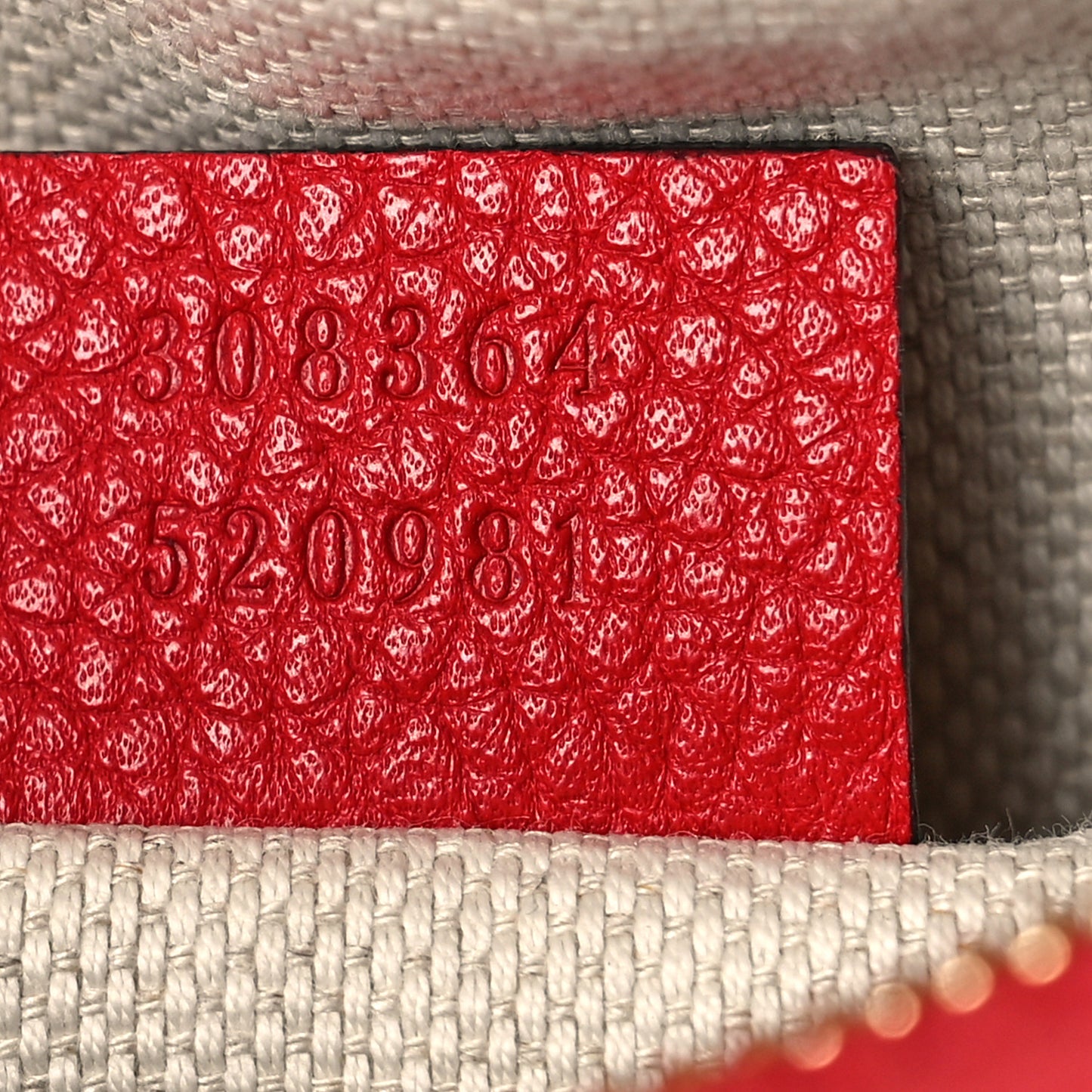 Pebbled Calfskin Small Soho Disco Bag Tabasco Red