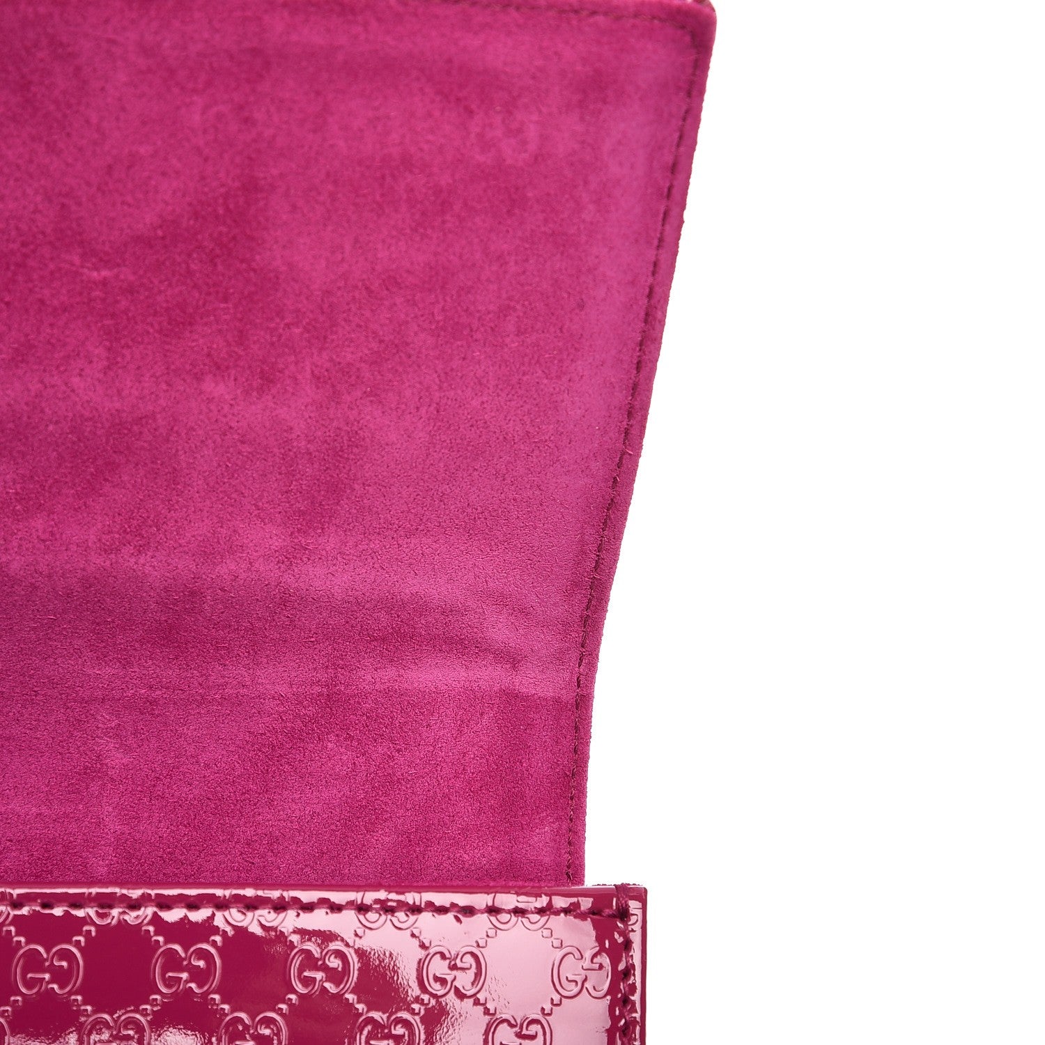 Gucci Patent Microguccissima Small Broadway Clutch Peonia Flower 9 of 9