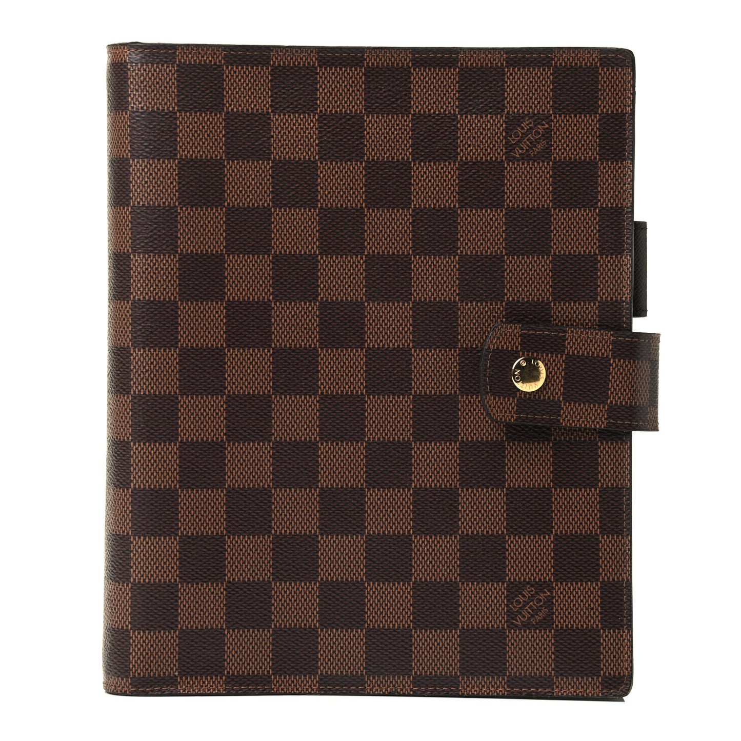 Damier Ebene Large Ring Agenda Cover