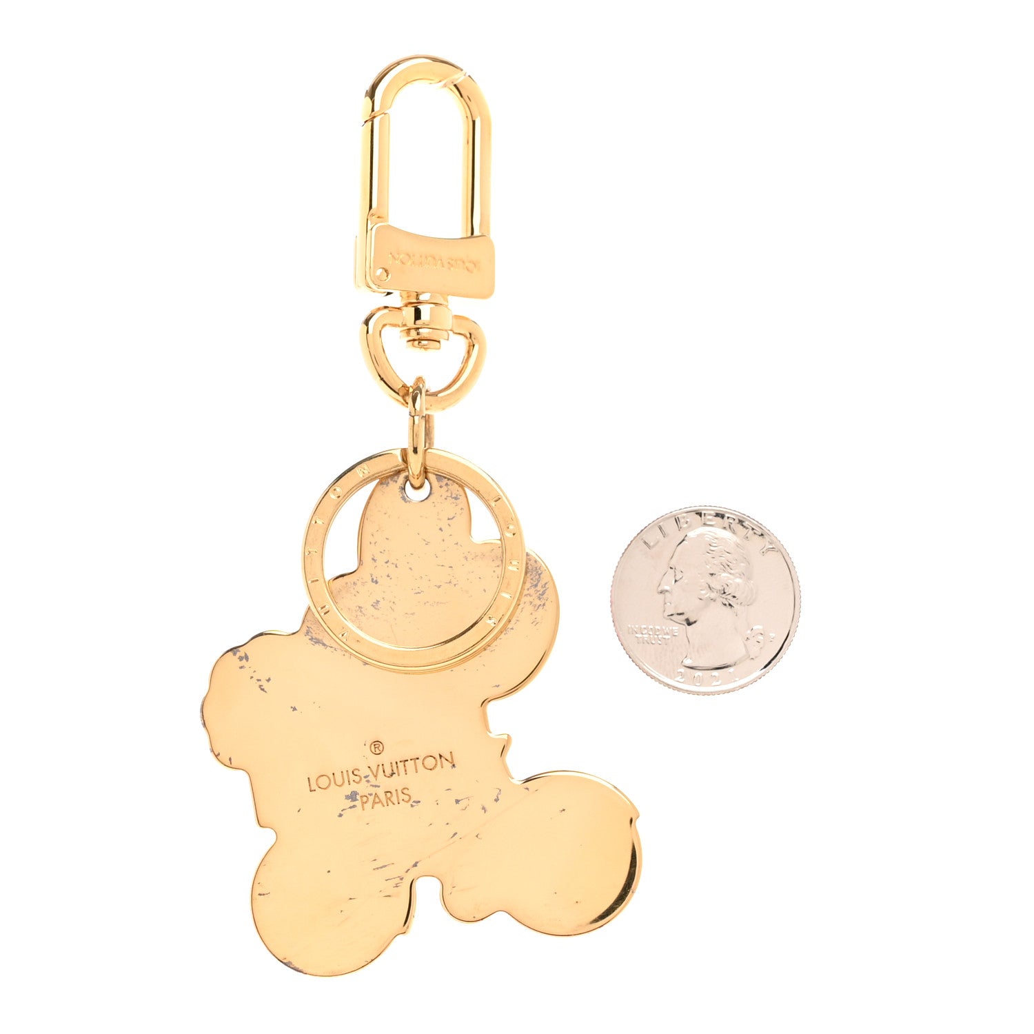 Louis Vuitton Enamel Vivienne Bag Charm Key Holder Multicolor