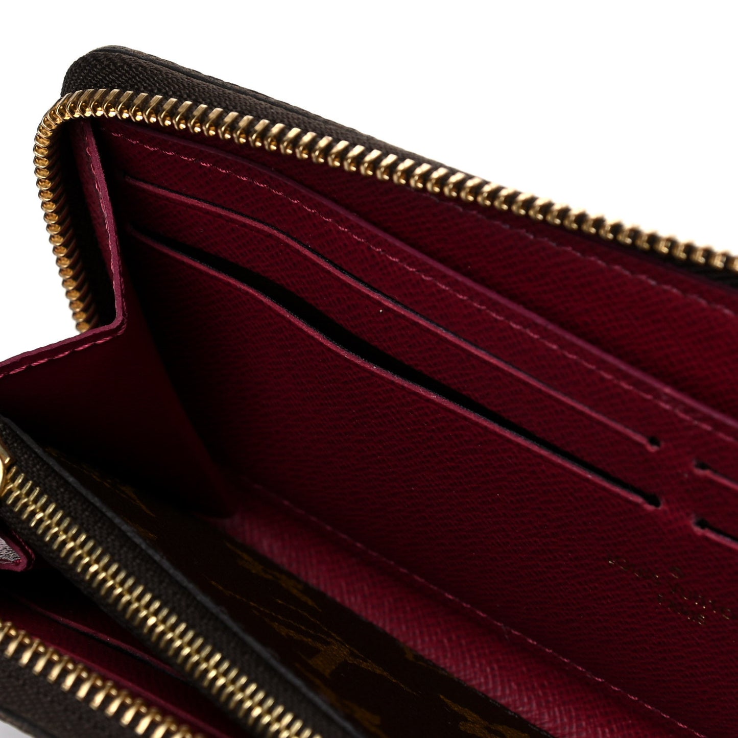 Monogram Clemence Wallet Fuchsia