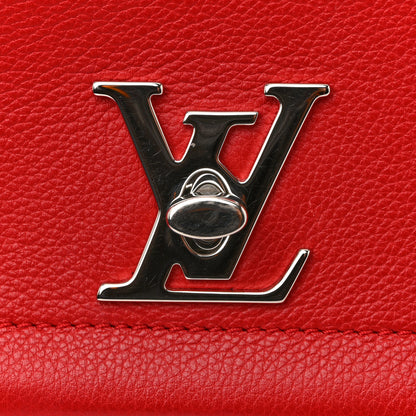 Louis Vuitton Calfskin Lockme II Chain Bag BB Rubis 12 of 17