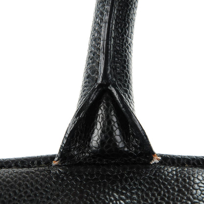 Chanel Caviar Quilted Large Bowler Black 9 of 12