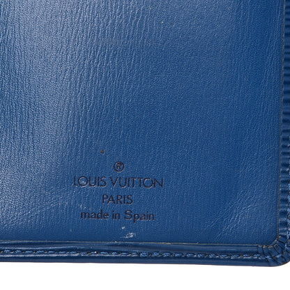 Louis Vuitton Epi Checkbook Card Holder Cyan 6 of 11