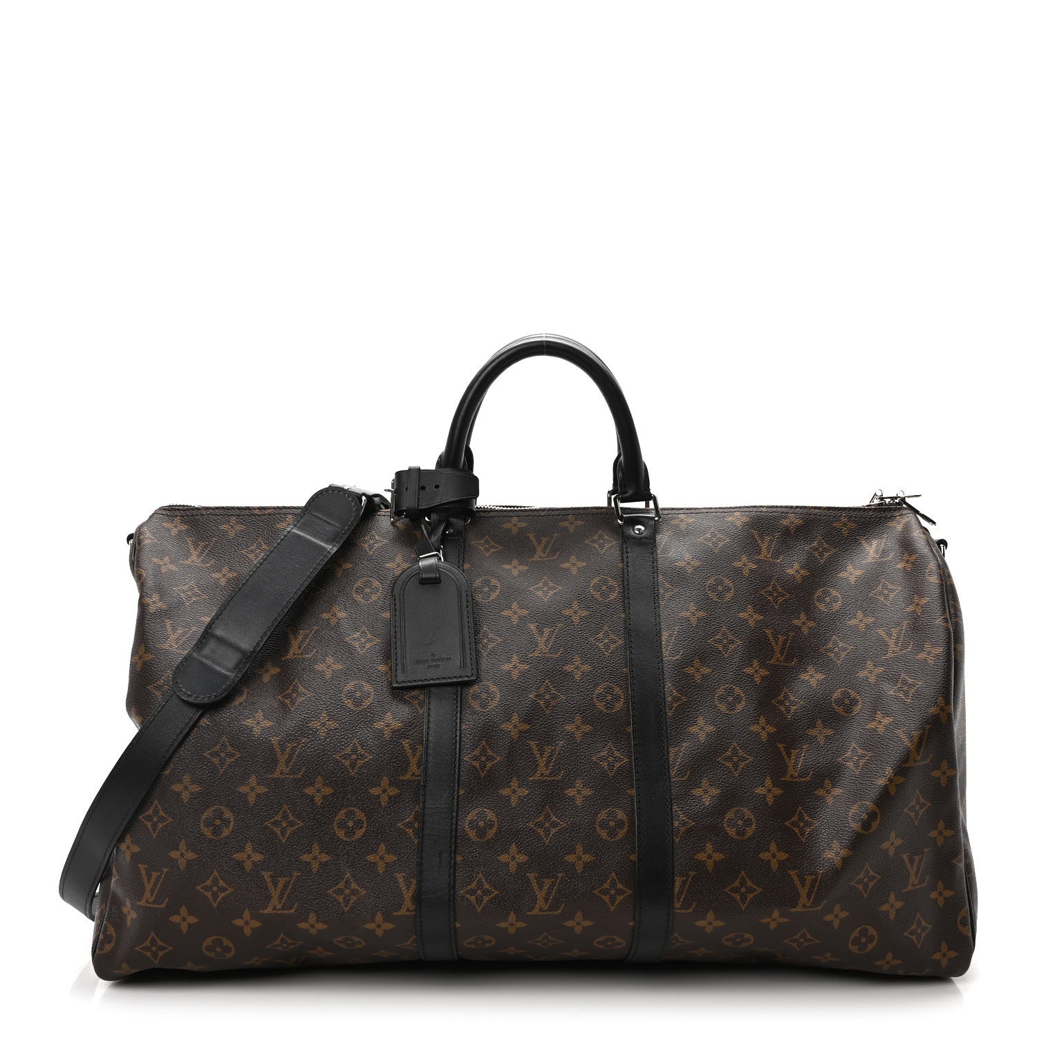 Louis Vuitton Monogram Macassar Keepall Bandouliere 55 1 of 8