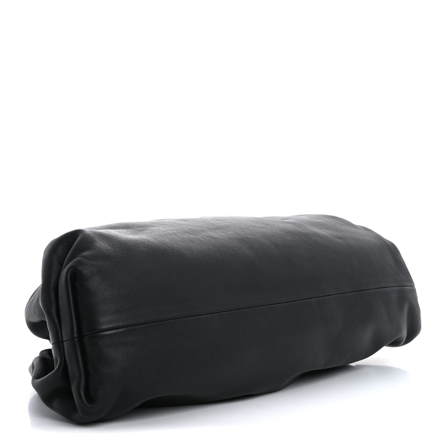 Bottega Veneta Smooth Butter Calf The Pouch Oversized Clutch Black 4 of 12