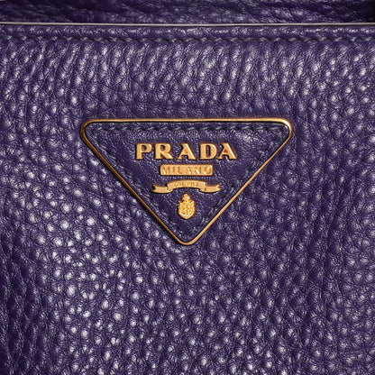 Prada Vitello Daino Twin Pocket Tote Viola 9 of 9