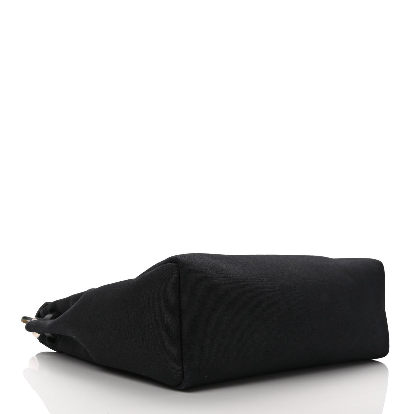 Toile Vache Calfskin Herbag 30 PM Black