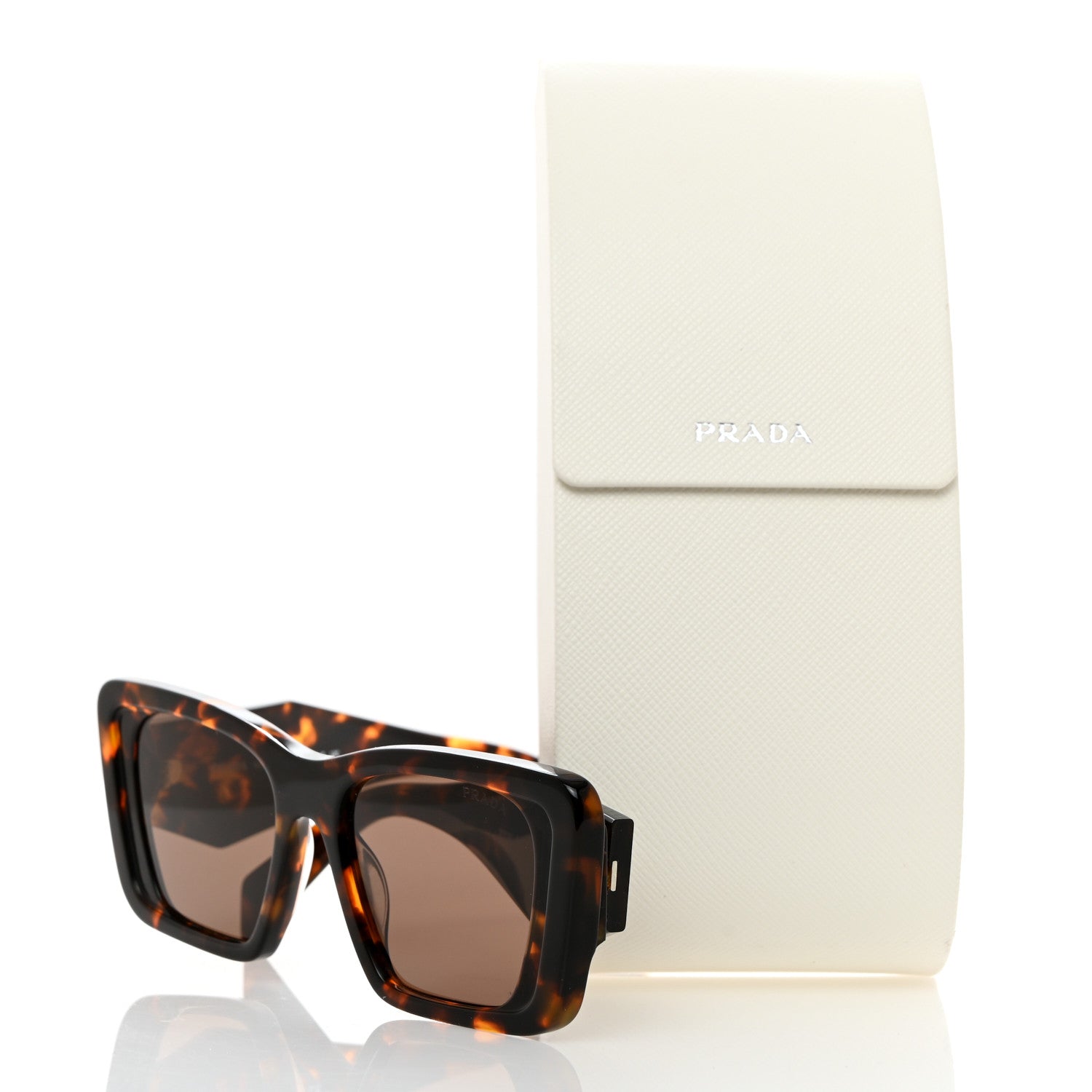 Prada Acetate Symbole Sunglasses SPR 08Y Havana 8 of 8