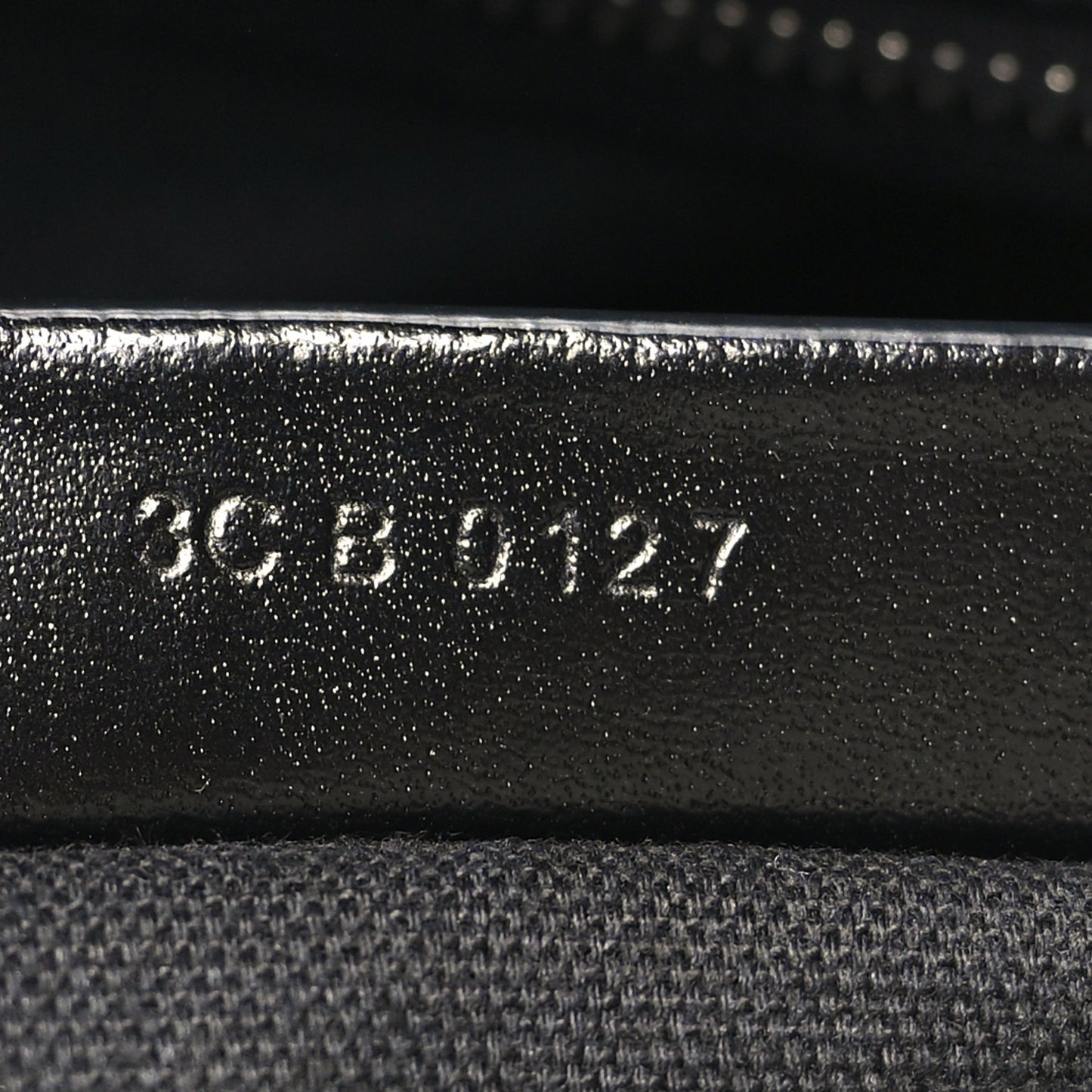 Shiny Lord Calfskin Large Antigona Black