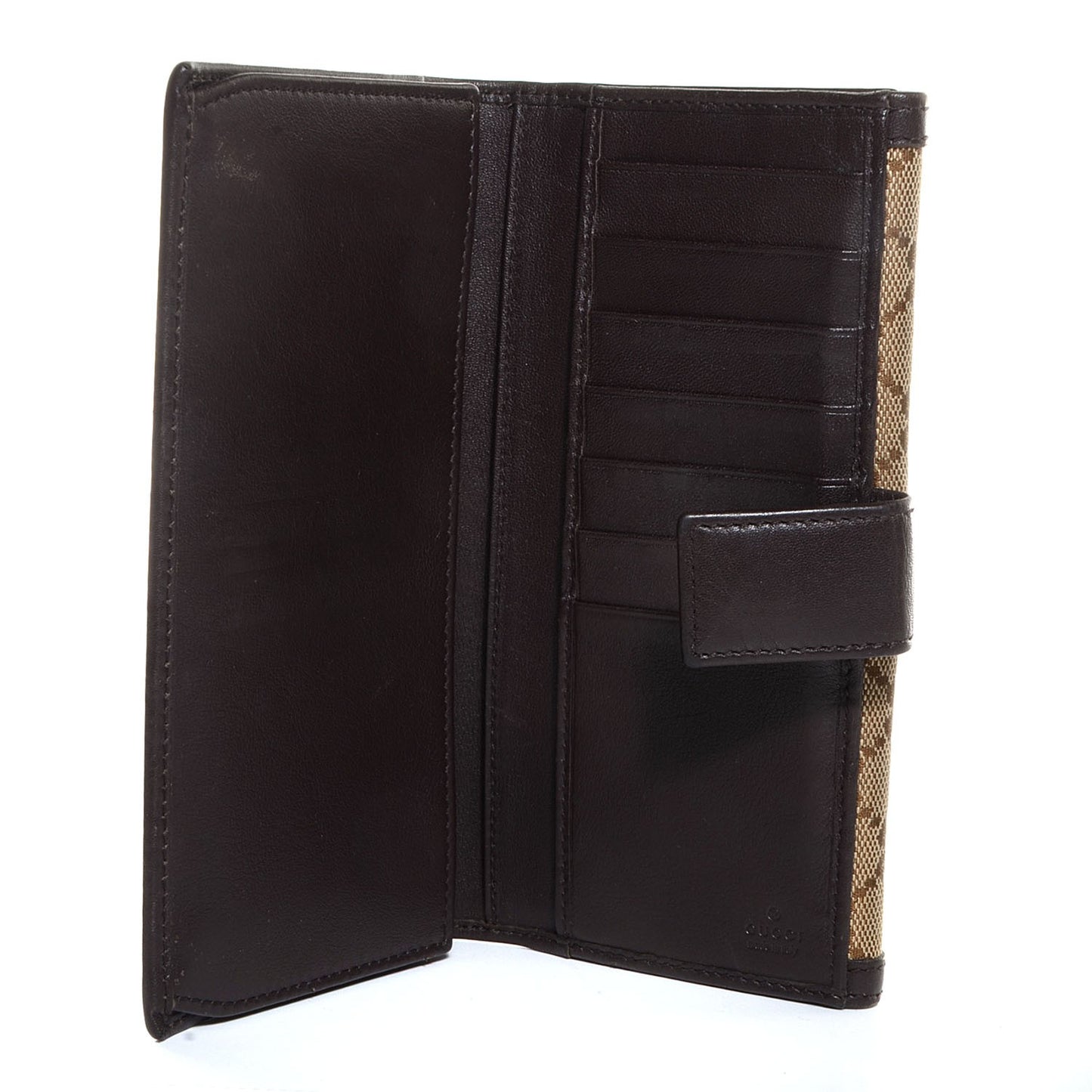 Monogram Margaux Calfskin Sukey Continental Organizer Wallet Beige Ebony Cocoa