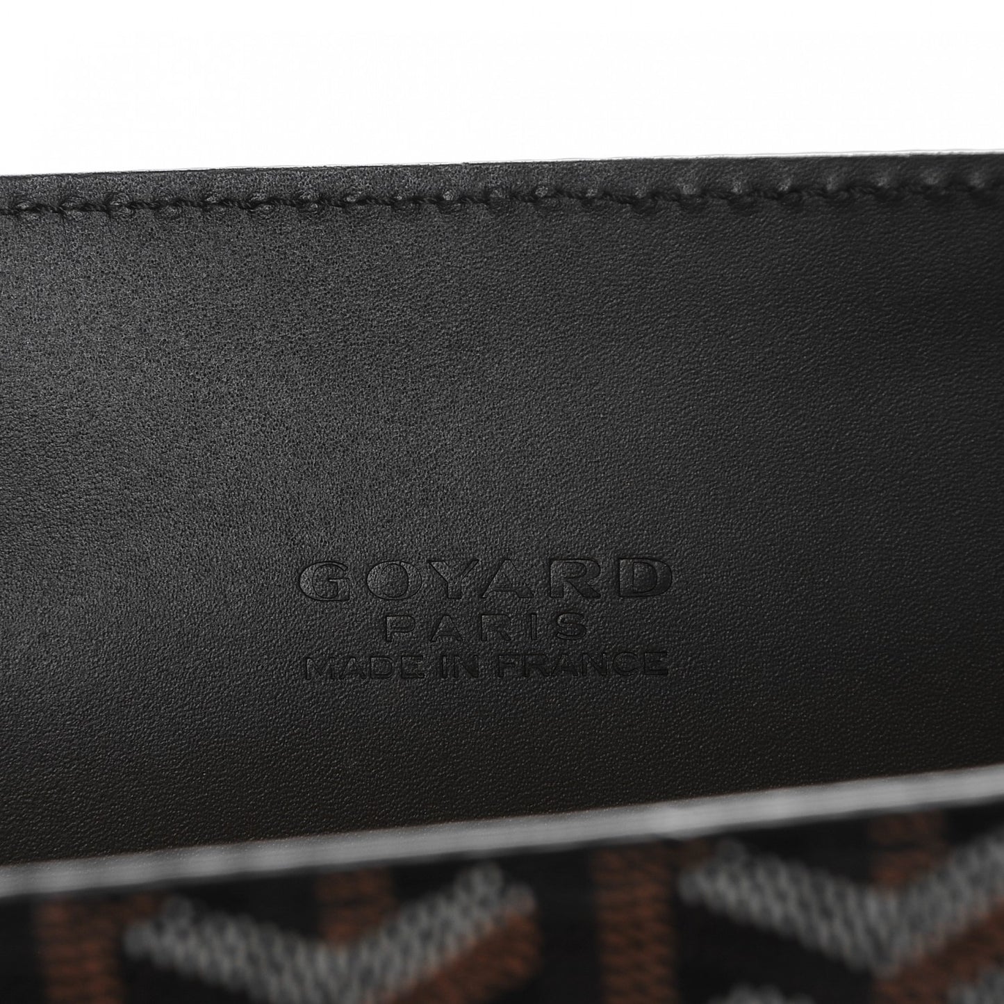 Goyardine Serviette Chypre Briefcase Black