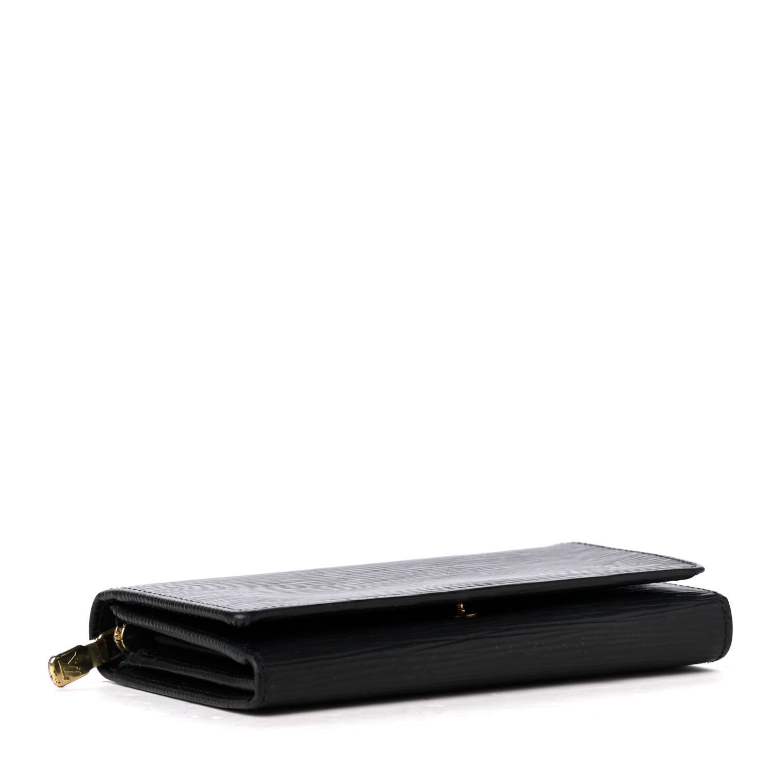 Louis Vuitton Epi Porte-Monnaie Billets Tresor Wallet Black 3 of 4