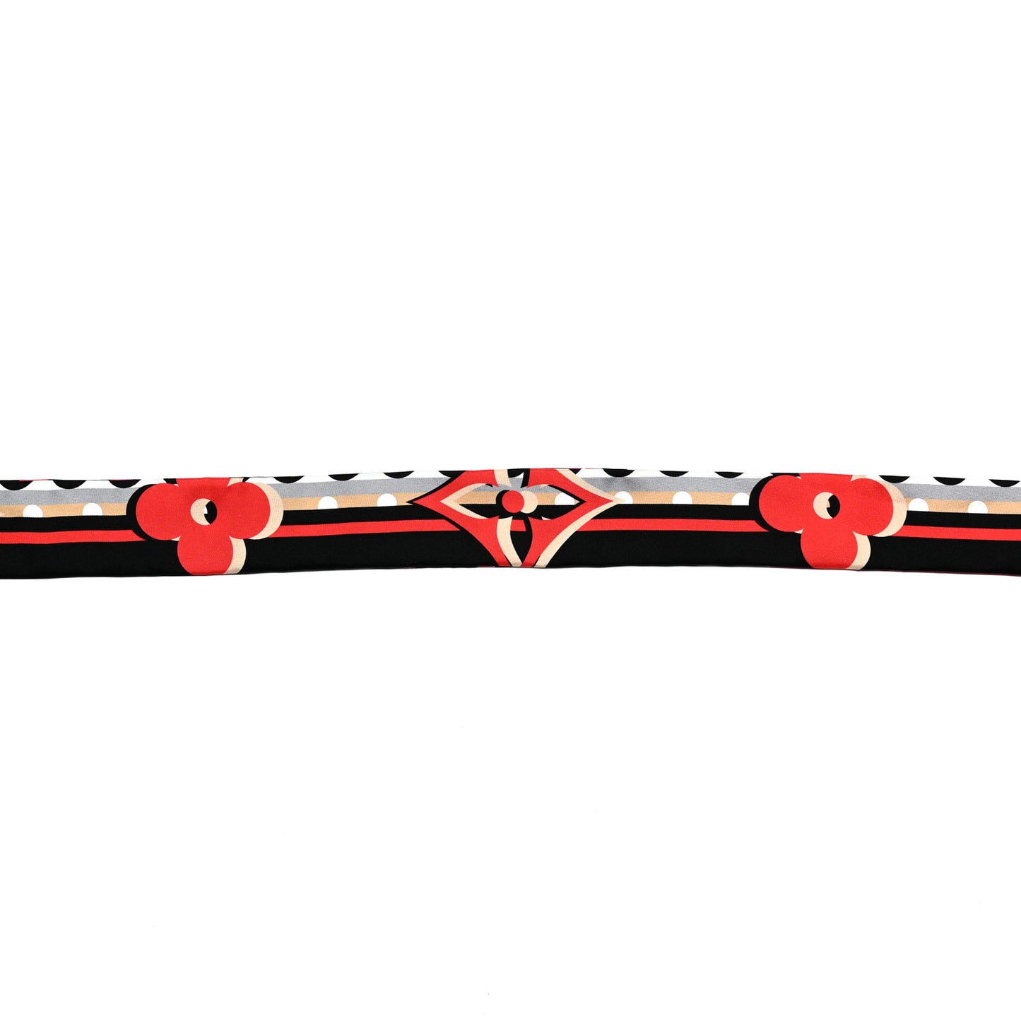 Silk Pop Monogram BB Bandeau Red