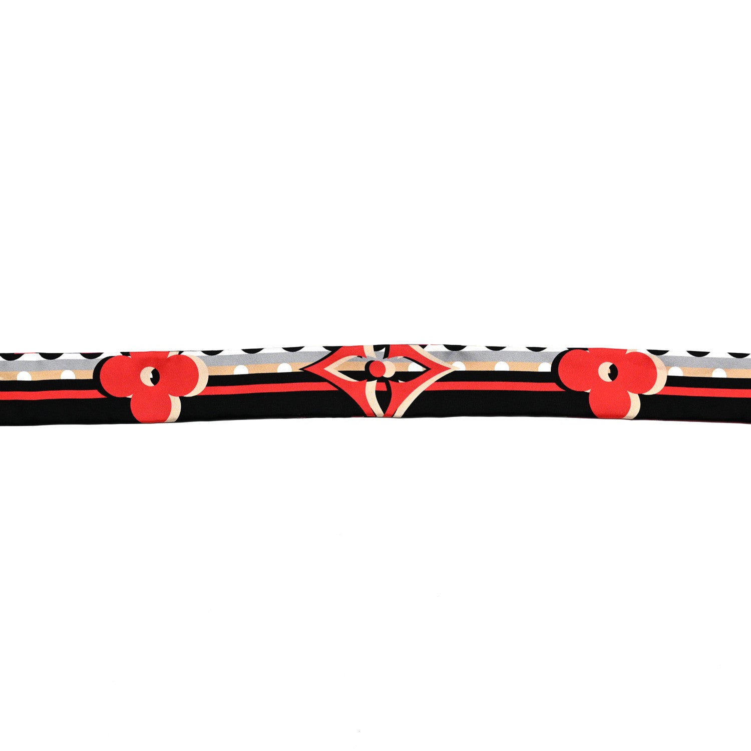 Louis Vuitton Silk Pop Monogram BB Bandeau Red 3 of 3