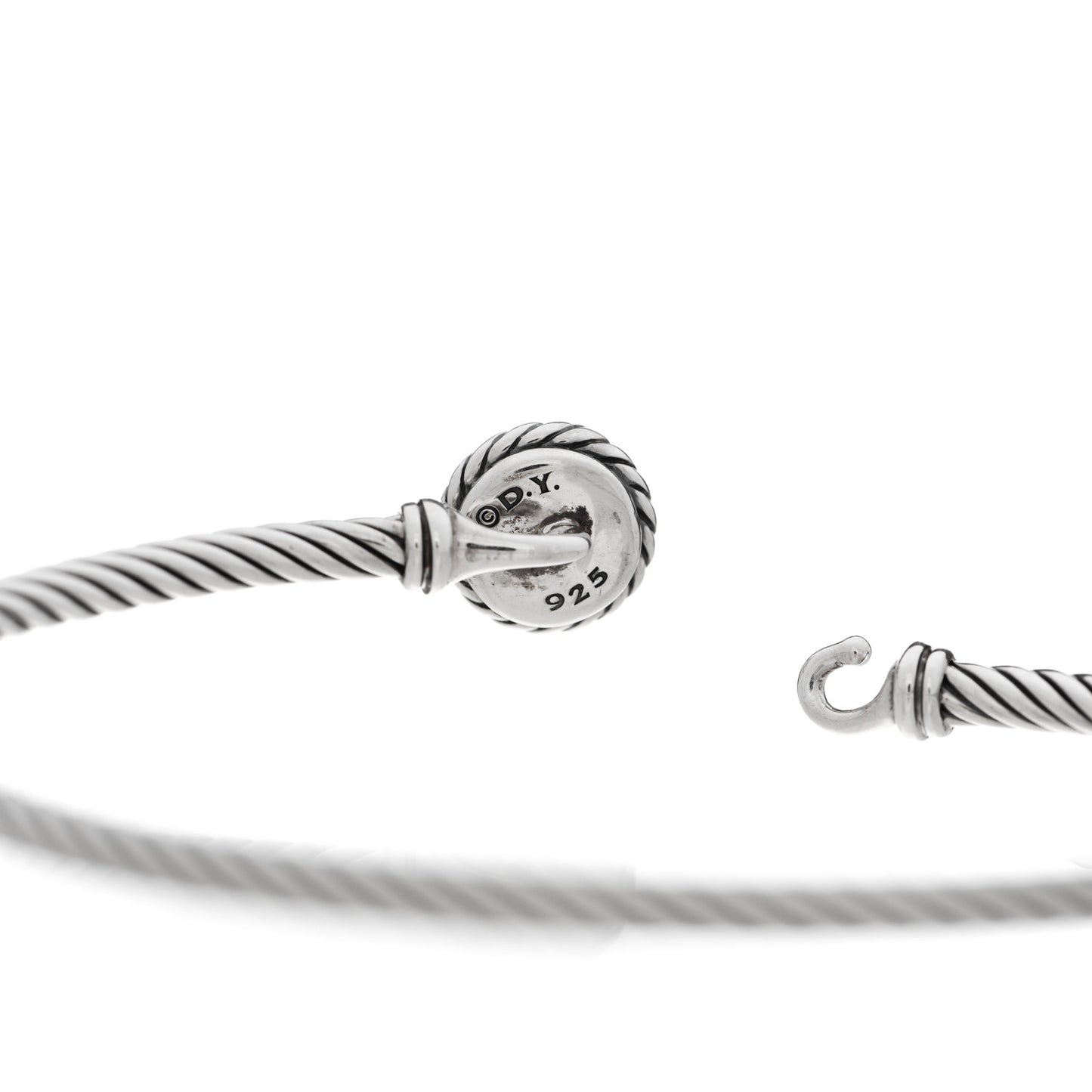 Sterling Silver Hematite 3mm Chatelaine Bracelet